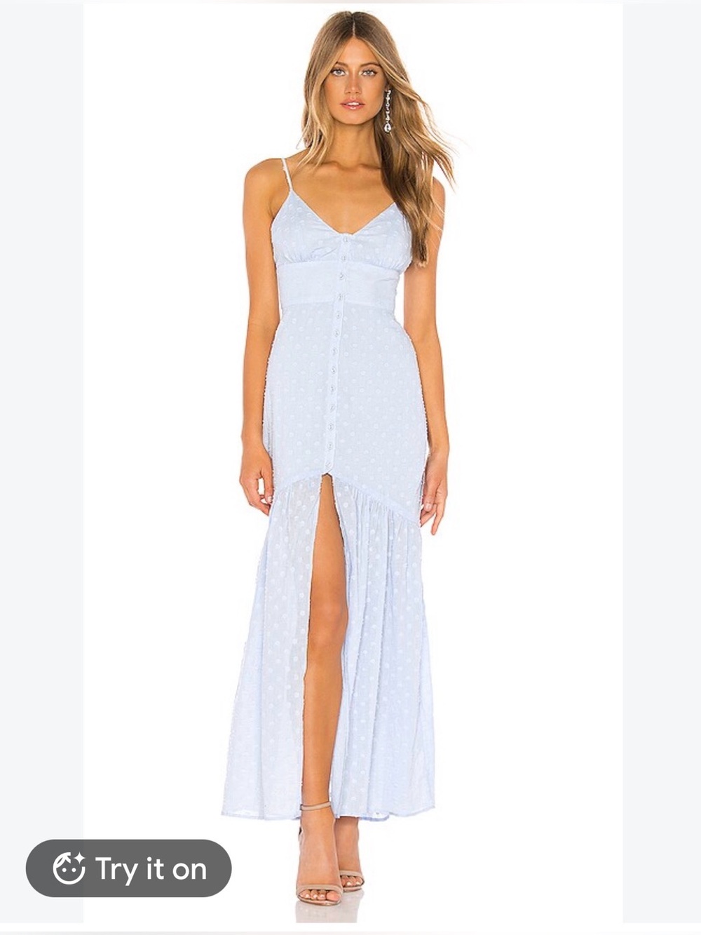 MAJORELLE Daniella Dress in Baby Blue M